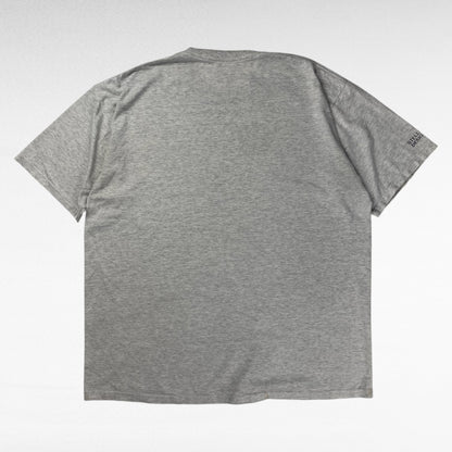 Jerzees 90s Print T-Shirt Gray Size XL
