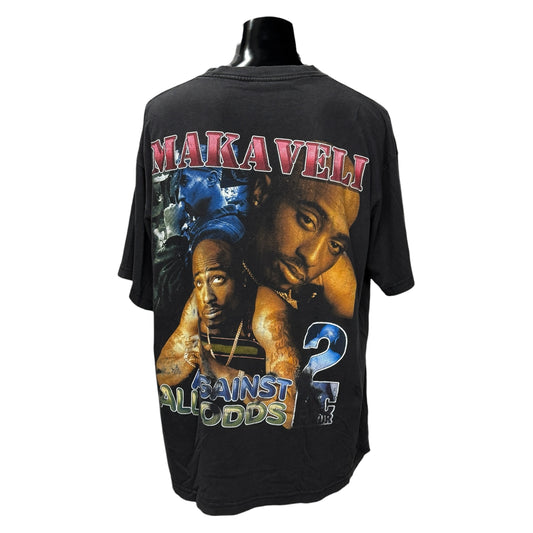 2PAC Y2K "MAKAVELI AGAINST ALL ODDS" RAPtee T-Shirt Size XL