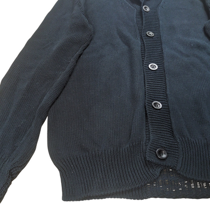 Maison Martin Margiela Mesh Knit Cardigan Black Size S