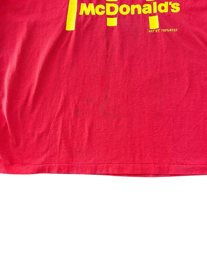MC 90s "99% is SHIT!!" Punk Ransom Note Tee Size M