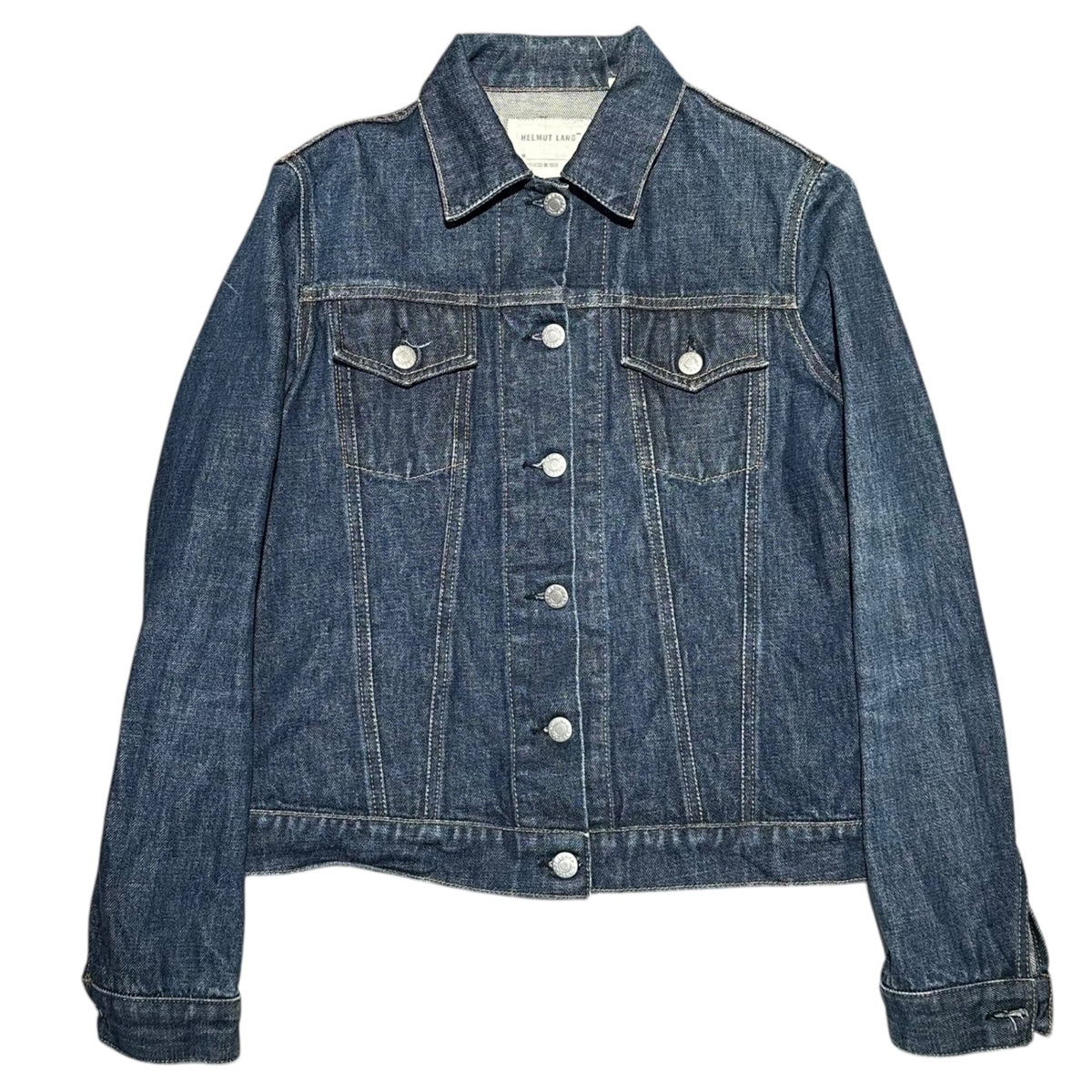 HELMUT LANG 1999 Type 3 Denim Trucker Jacket Blue Size 38