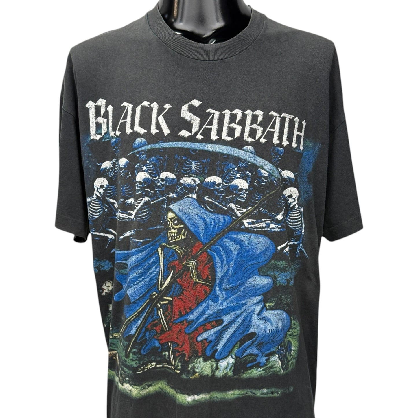 BLACK SABBATH 90s Grim Reaper Graphic T-Shirt Size XL