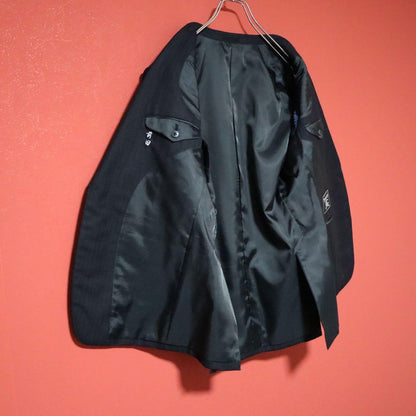 Burberrys 90s Shadow Stripe Wool Suit Jacket