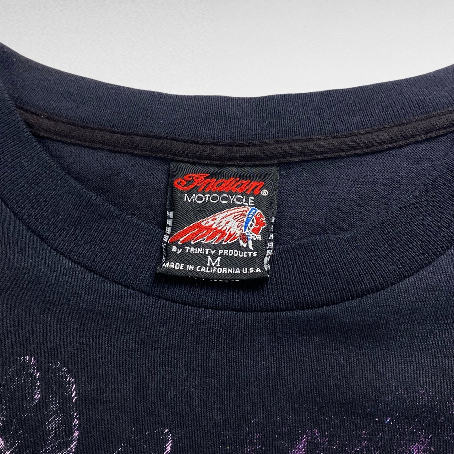 INDIAN MOTOCYCLE 90s Short Sleeve T-Shirt Black Size M
