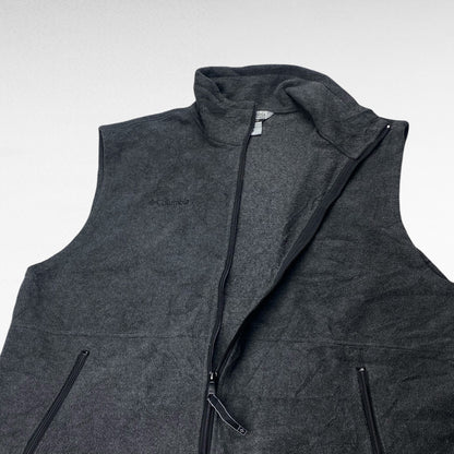 Columbia 00s Zip Up Fleece Vest Gray Size L