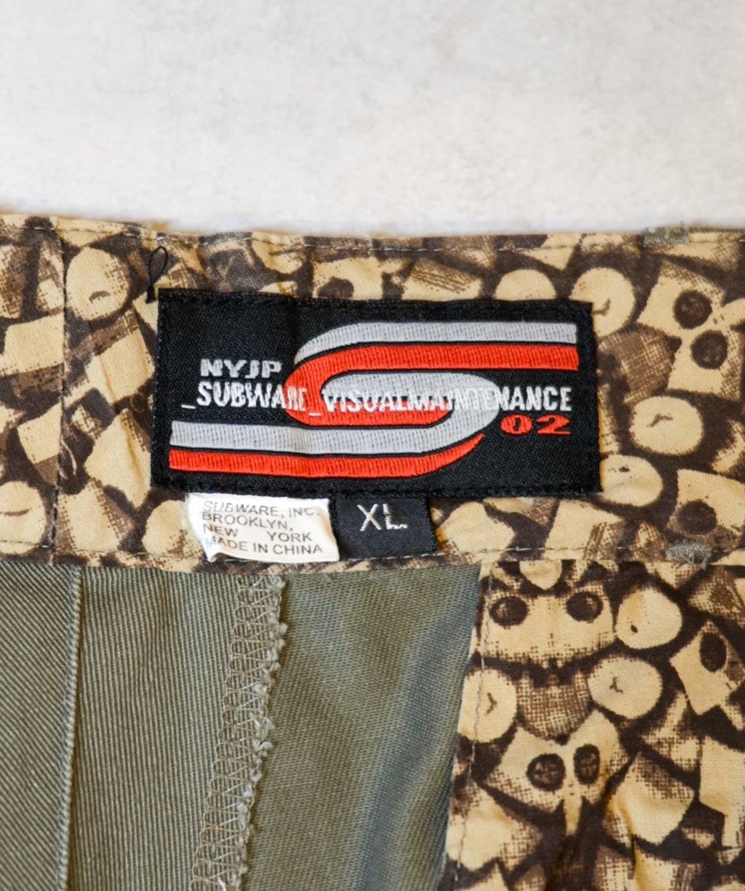 SUBWARE NYJP shorts 00s Khaki Cotton Size XL
