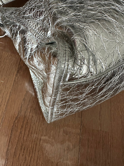 Balenciaga Silver Le City Medium Bag