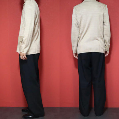 Christian Dior 3D Leather Trim Jacket Size M