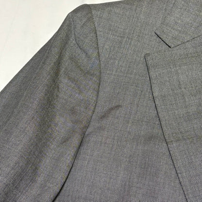 BURBERRY LONDON 00s Gray Wool/Silk Tailored Jacket