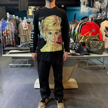 PRINCESS DIANA Long Sleeve T-Shirt Size XL