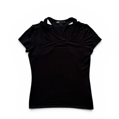 Yohji Yamamoto Y-3 Black T-Shirt Size XS
