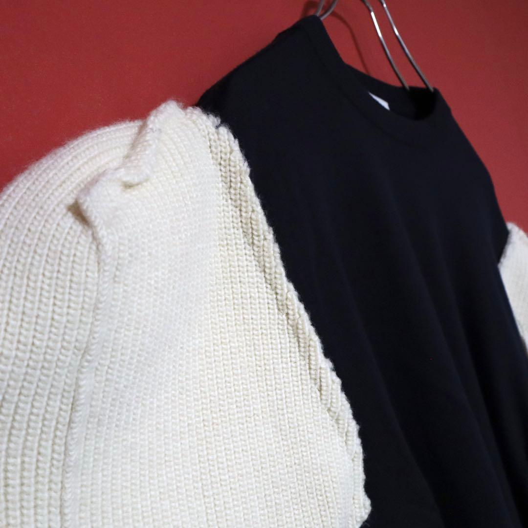 TOGA ARCHIVES Reconstructed Wool Sweater Blue Size XS
