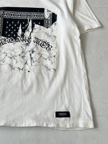 Swagger White Print T-Shirt Size M