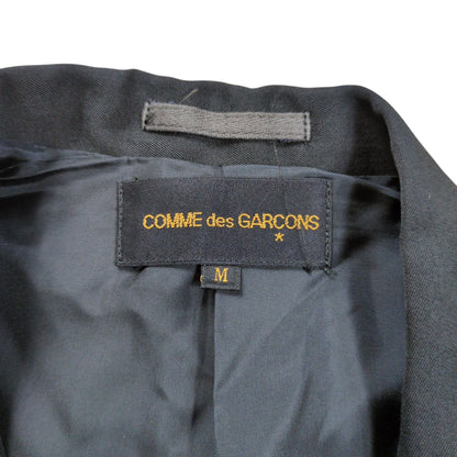 Comme des Garcons 92SS Black Wool Gabardine 2B Jacket Size M