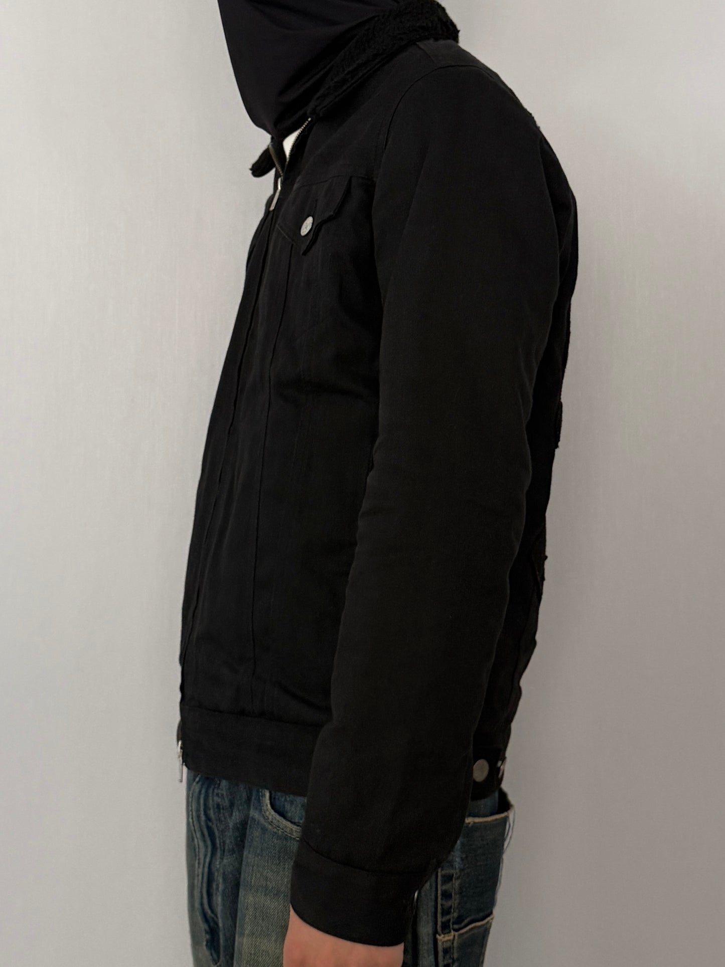 Bounty Hunter skull boa jacket Size M
