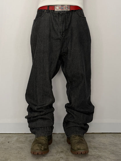 Sean John Black Wide Denim Jeans Size 40