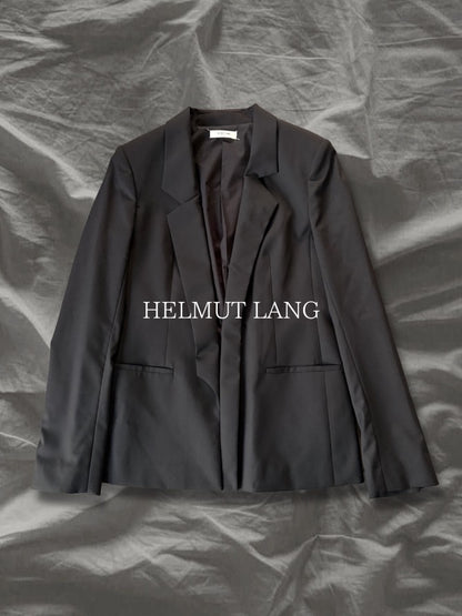 HELMUTLANG SS16 Fine Wool Asymmetry Blazer XS Size 34S