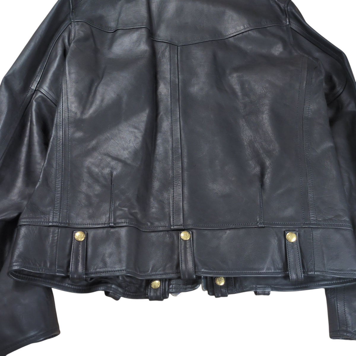 Takahiromiyashita The Soloist. Leather Bomber Jacket Size 52