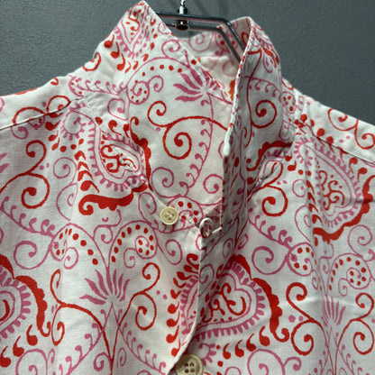 COMME des GARCONS HOMME 03AW Paisley Open Long Sleeve Shirt Size L