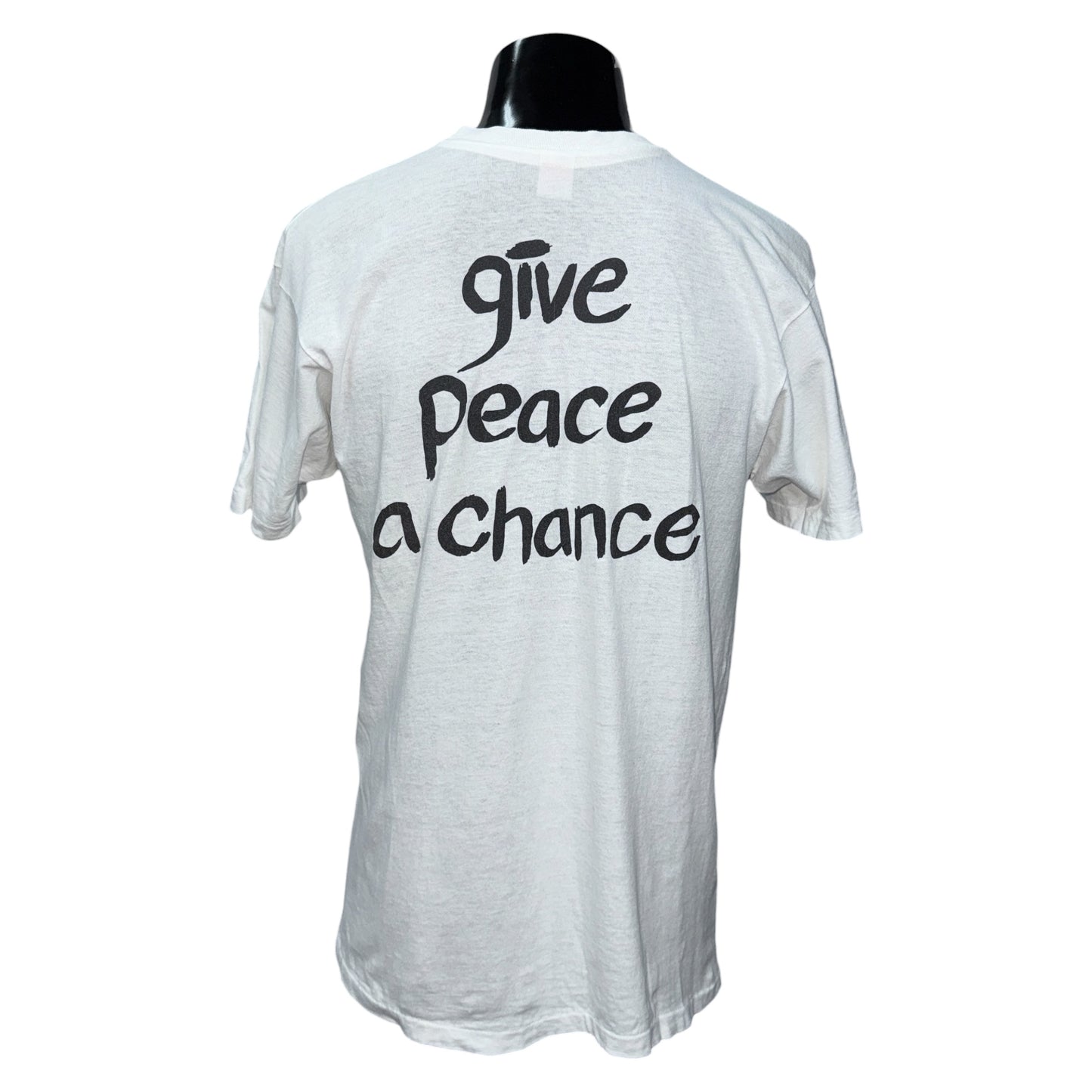 JOHN LENNON 90s Imagine Bob Gruen Photo Vintage Tee Size L