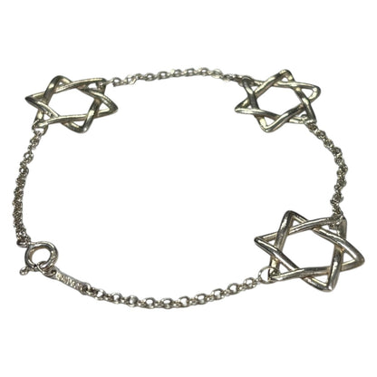 TIFFANY & CO. Elsa Peretti 3-Star Silver Bracelet