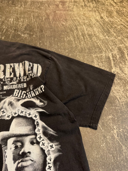Vintage DJ Screw Black Cotton Tee Size XXL