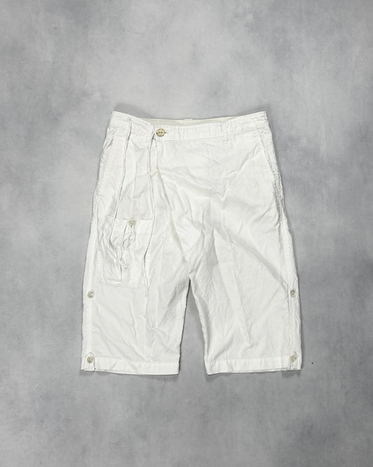 MIHARA YASUHIRO Asymmetrical Flap Shorts (2000s) Size S