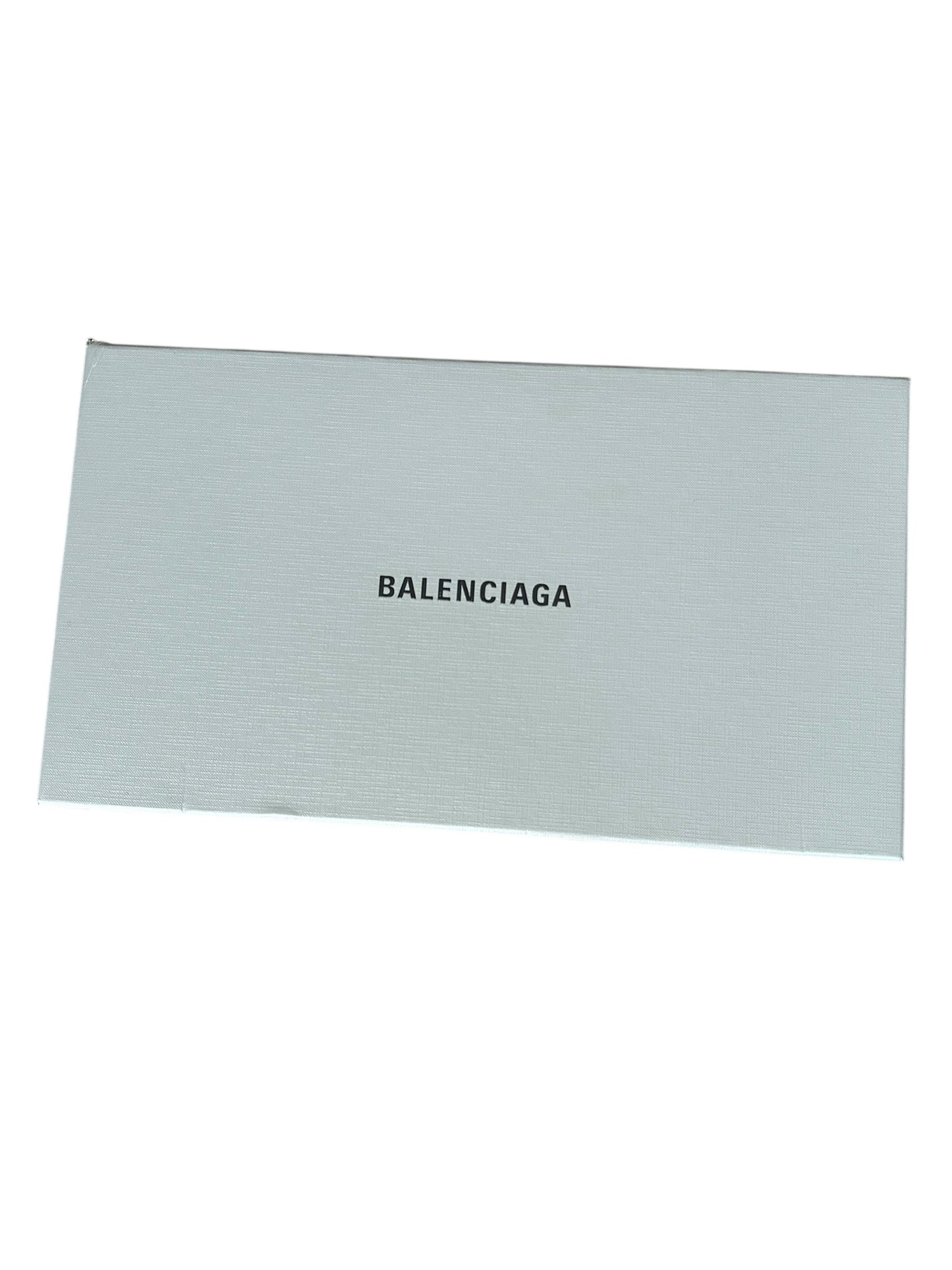 Balenciaga Black Pointed Toe Flat Mules Sandals
