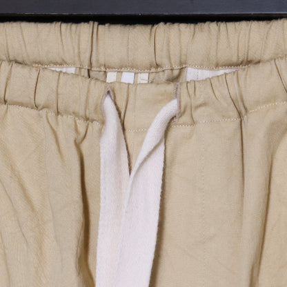 SUS-SOUS Wide Tapered 60/2 Gabardine Pants Beige Size 7