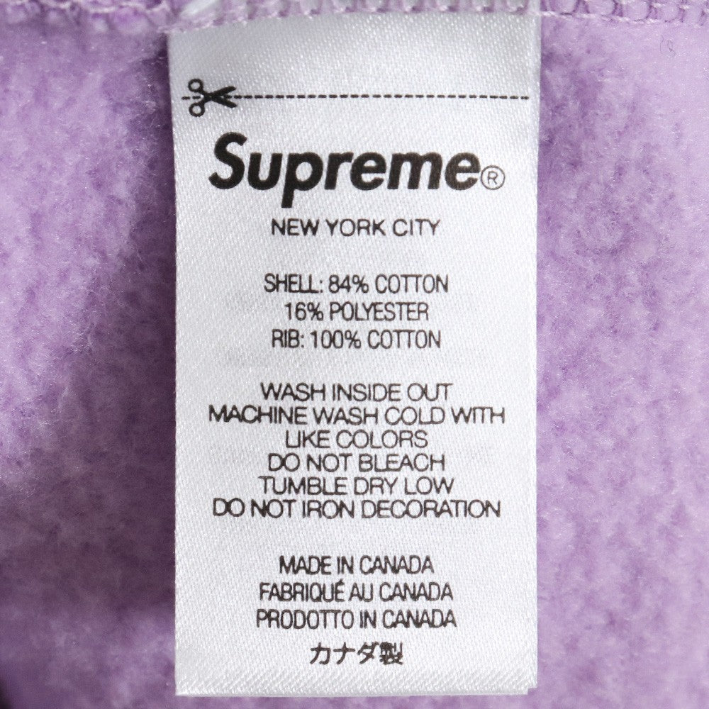 SUPREME 24SS Established Crewneck Sweatshirt Purple Size S