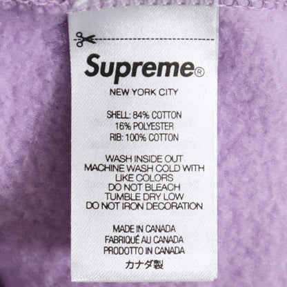 SUPREME 24SS Established Crewneck Sweatshirt Purple Size S