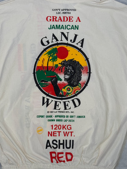 LA TRENZZ 00s Cotton Rasta Anorak White Size XL