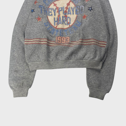 unknown 90s Sweatshirt Gray Size S