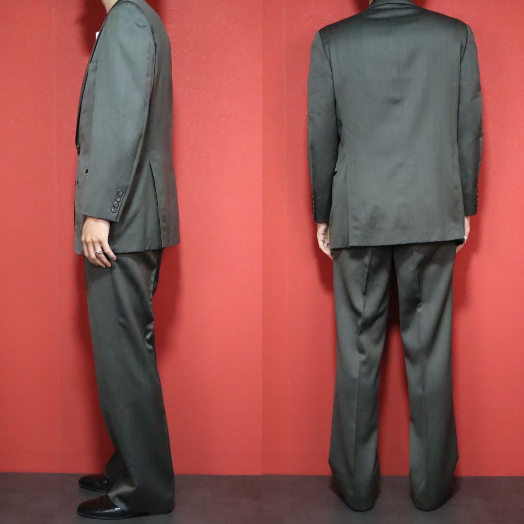 Burberrys 90s Shadow Stripe Flare Suit Blazer