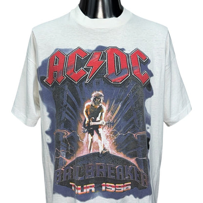 AC/DC 90s Ballbreaker Tour 1996 Double Sided T-Shirt Size XL