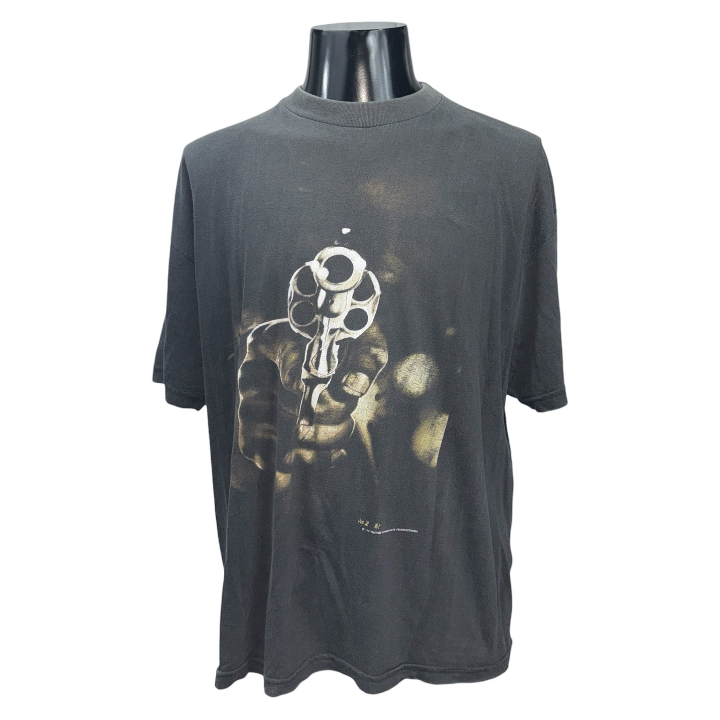 BODY COUNT 92' "Gun" Revolver Vintage T-Shirt Size XL