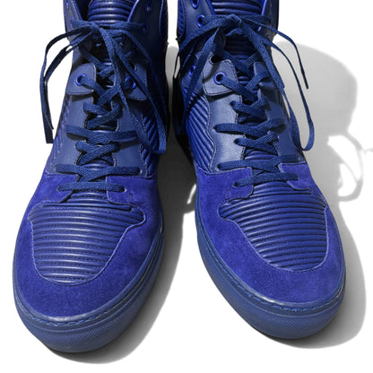 Balenciaga Panelled Leather High Blue Size 41