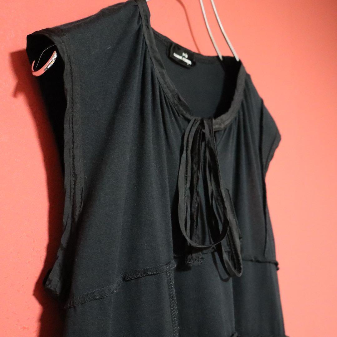 tricot COMME des GARCONS 05SS Ribbon Top Black Size FREE