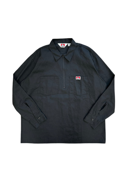 BEN DAVIS 90s HALF ZIP PULLOVER SHIRT Size XL