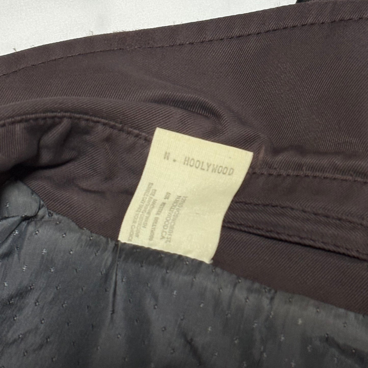 N.HOLLYWOOD Bordeaux Belted Trench Coat Size S