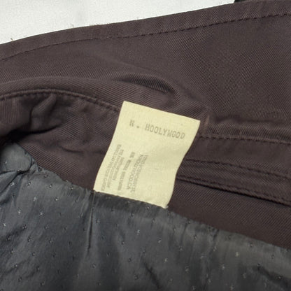 N.HOLLYWOOD Bordeaux Belted Trench Coat Size S