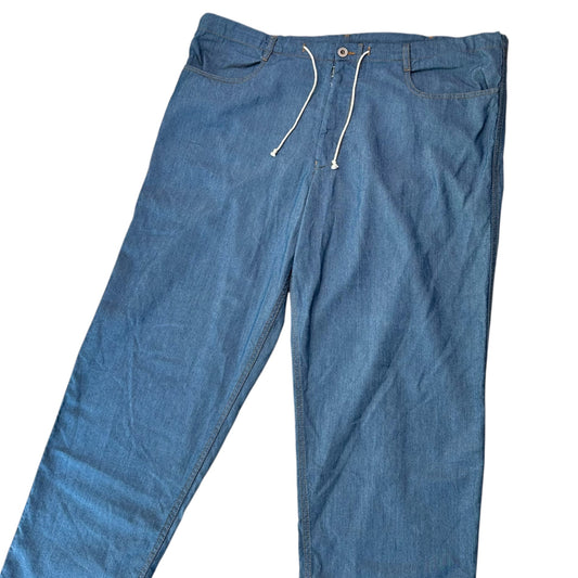 MAISON MARGIELA 21AW Cotton Silk Wide Pants Size 50
