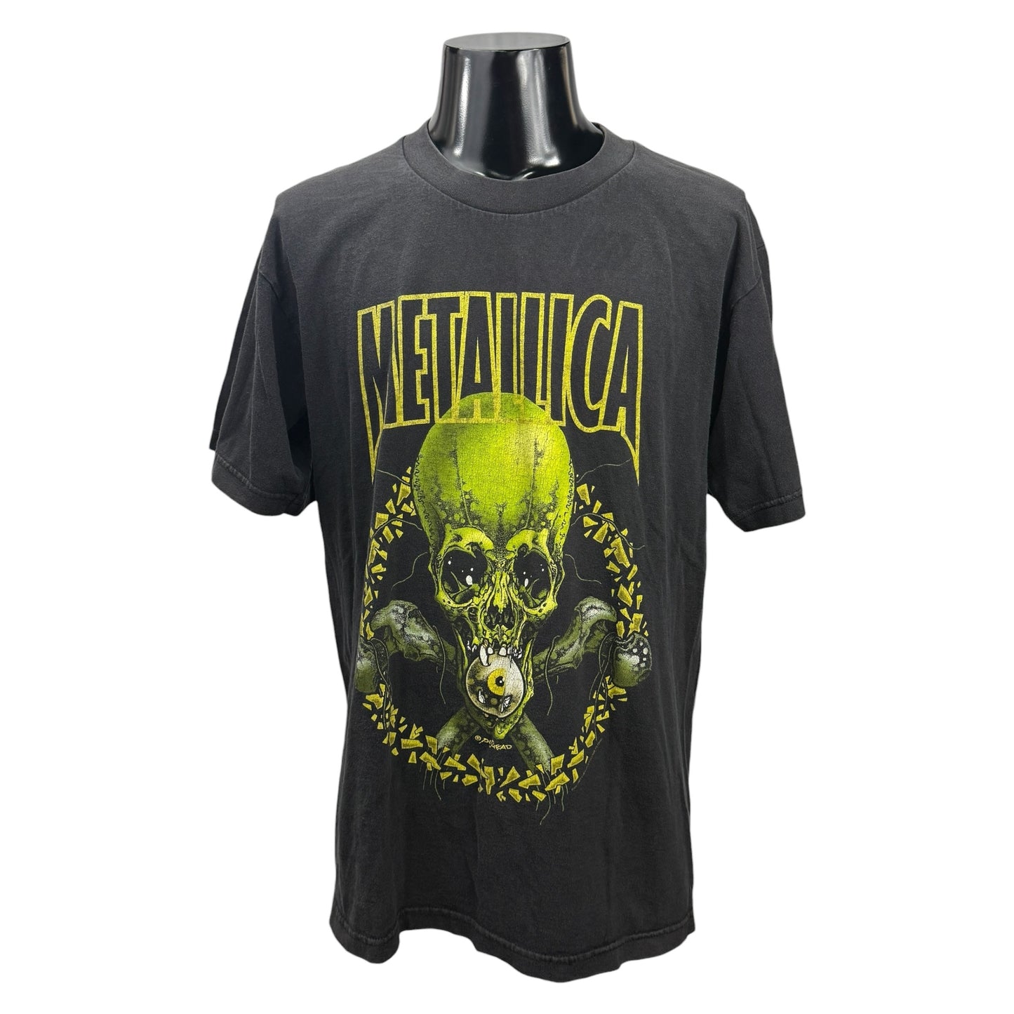 METALLICA 00s "No Leaf Clover" Pushead T-Shirt Size LXL