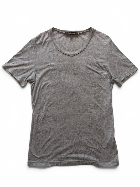 Roberto Cavalli Gray T-Shirt Size S