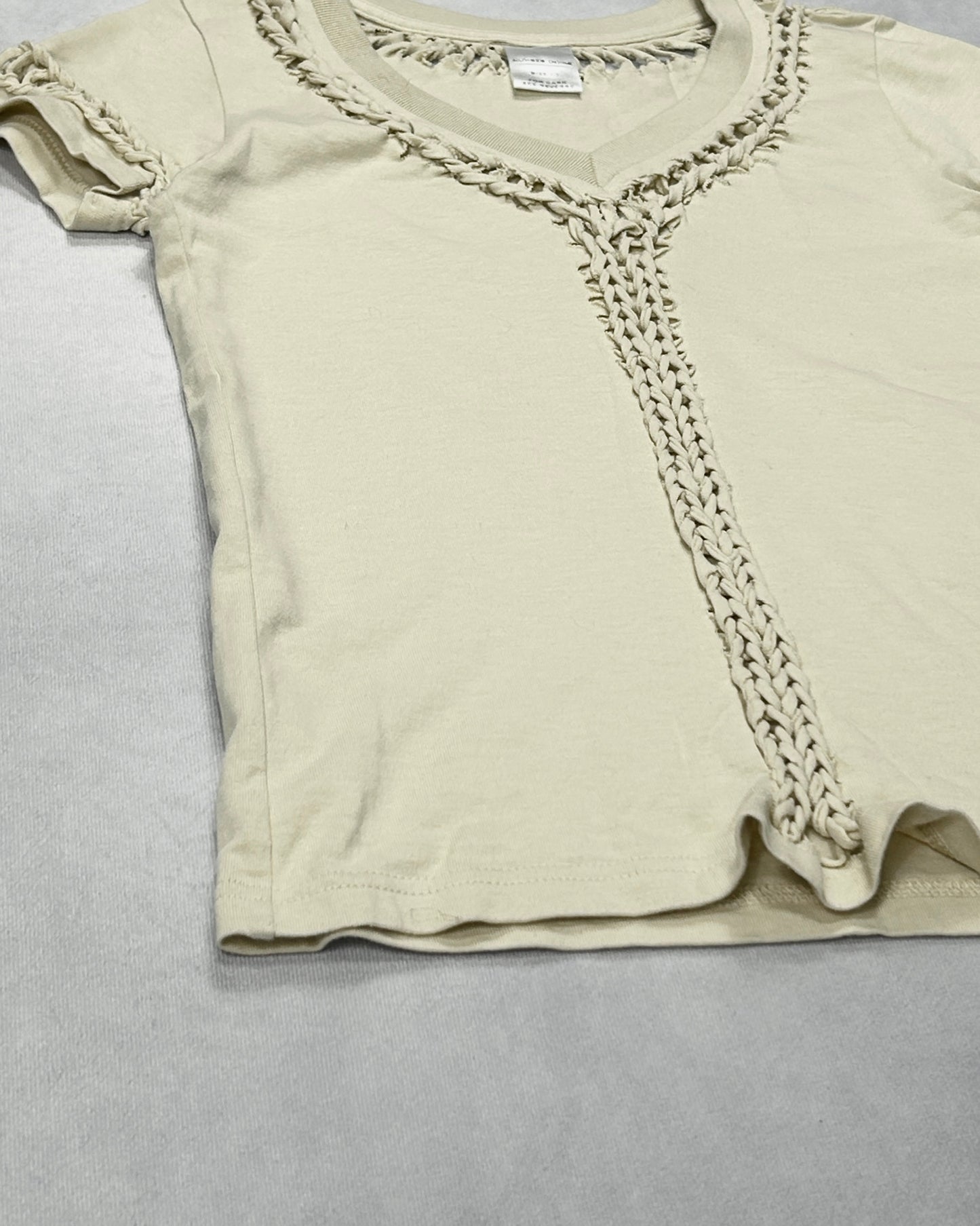 Number (N)ine Braided V-Neck T-Shirt F/W2002 Size 1