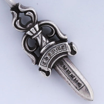 CHROME HEARTS Double Dagger Pendant Silver Size F