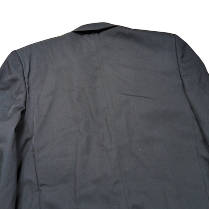 Comme des Garcons 92SS Black Wool Gabardine 2B Jacket Size M