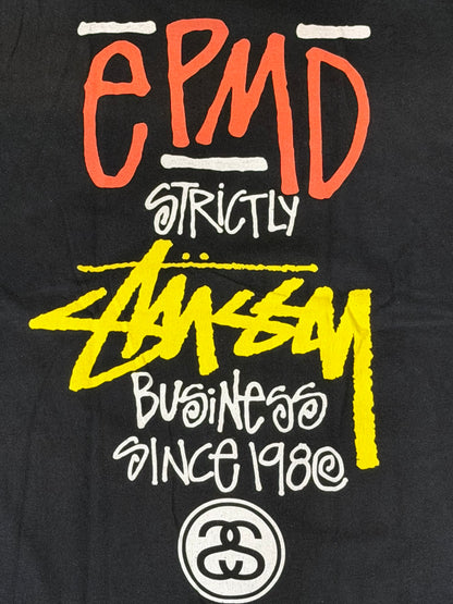 STUSSY EPMD Strictly Business T-Shirt Black Size M