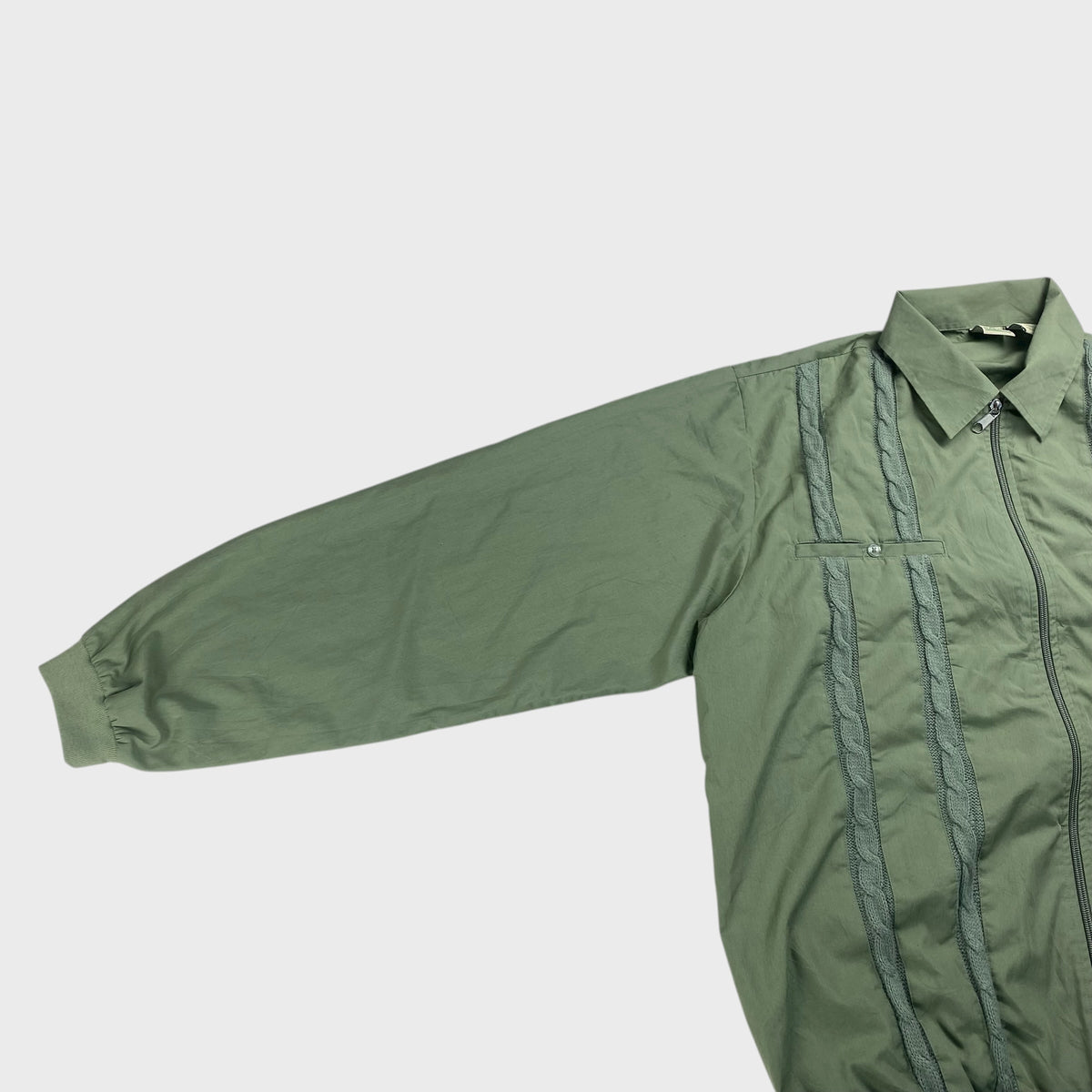Haband 90s Zip Up Shirt Size L