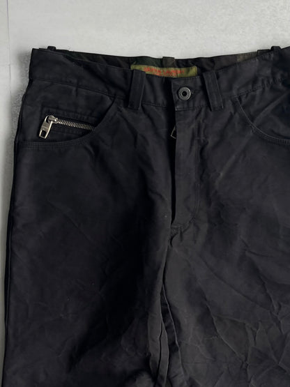 Griffin Black Zip Gimmick Pants Size 28